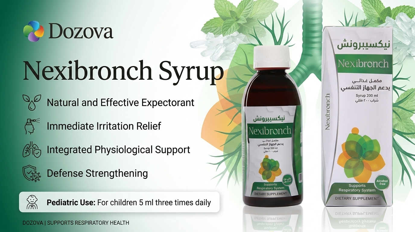 Dozova Nexibronch Syrup | Primrose Root & Thyme Cough Relief