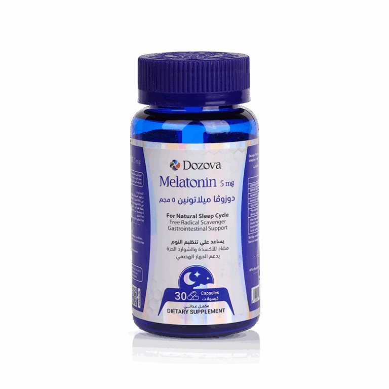 Dozova Melatonin 5 mg | Dozova Melatonin - Deep Sleep & Health - 30 Capsules