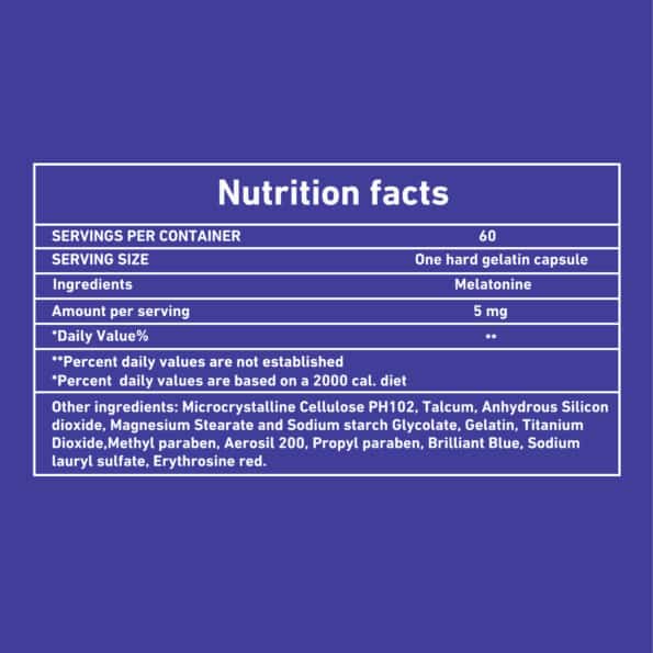دوزوفا ميلاتونين 5 مجم Dozova Melatonin | نوم عميق وصحة مستدامة - 60 كبسولة
