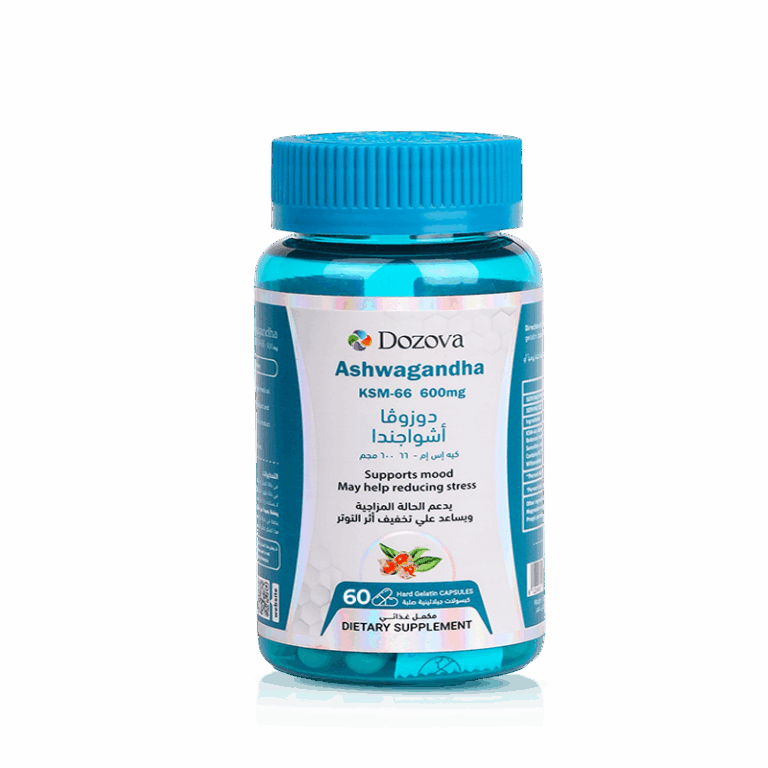 Dozova Ashwagandha KSM-66 600mg Stress & Mood Support | 60 Capsules