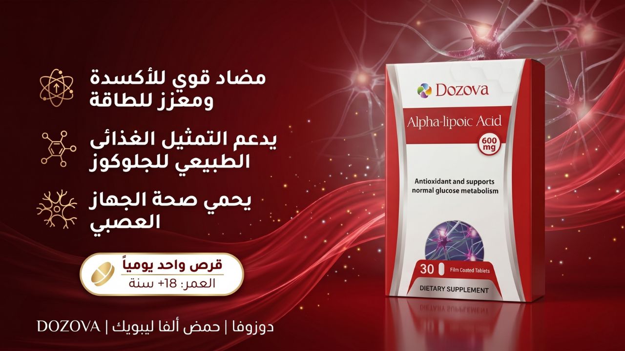 دوزوفا ألفا ليبويك أسيد 600 مجم | دعم متقدم للأعصاب والتمثيل الغذائي