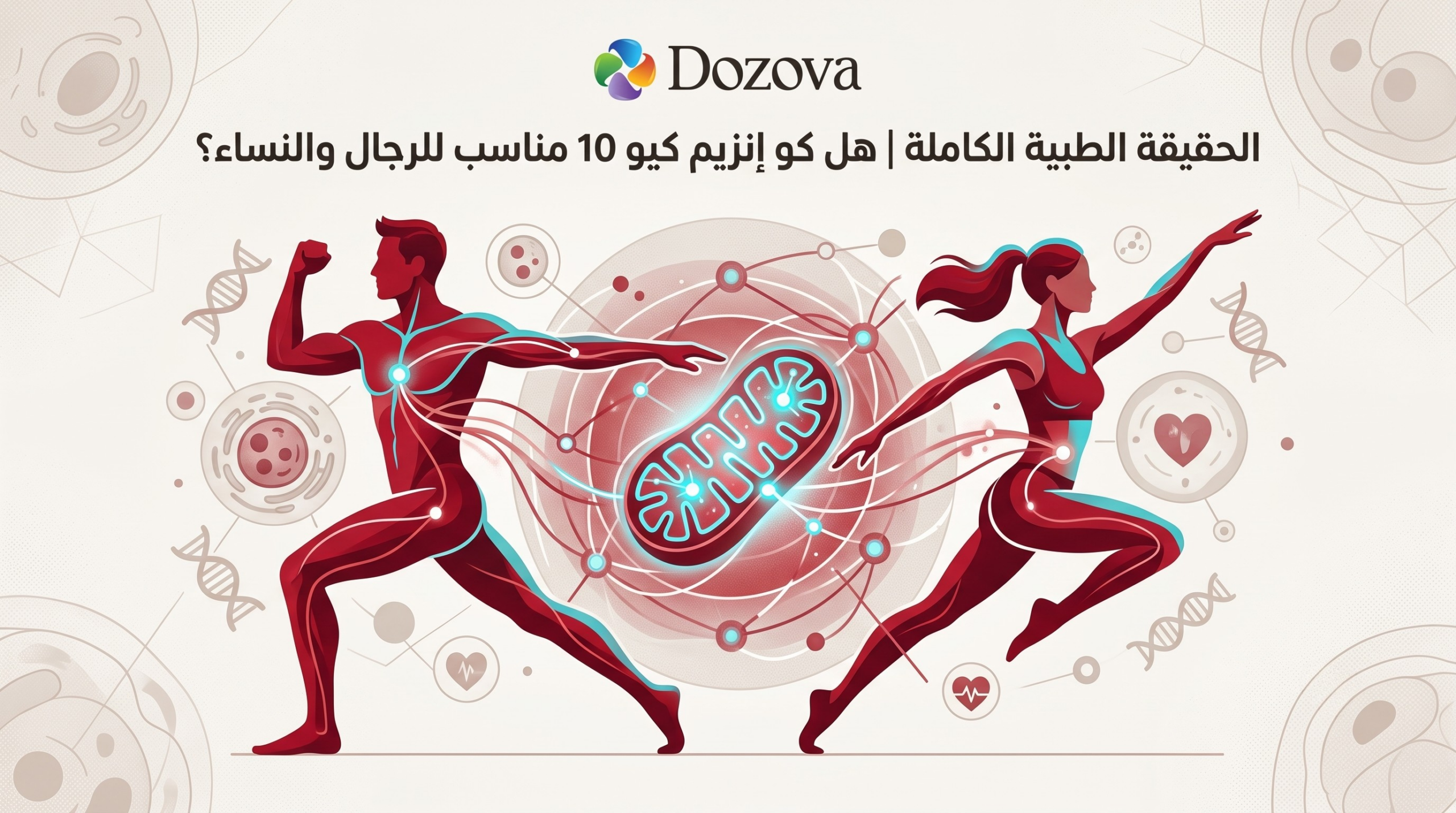إذن، هل كو إنزيم كيو 10 مناسب للرجال والنساء؟