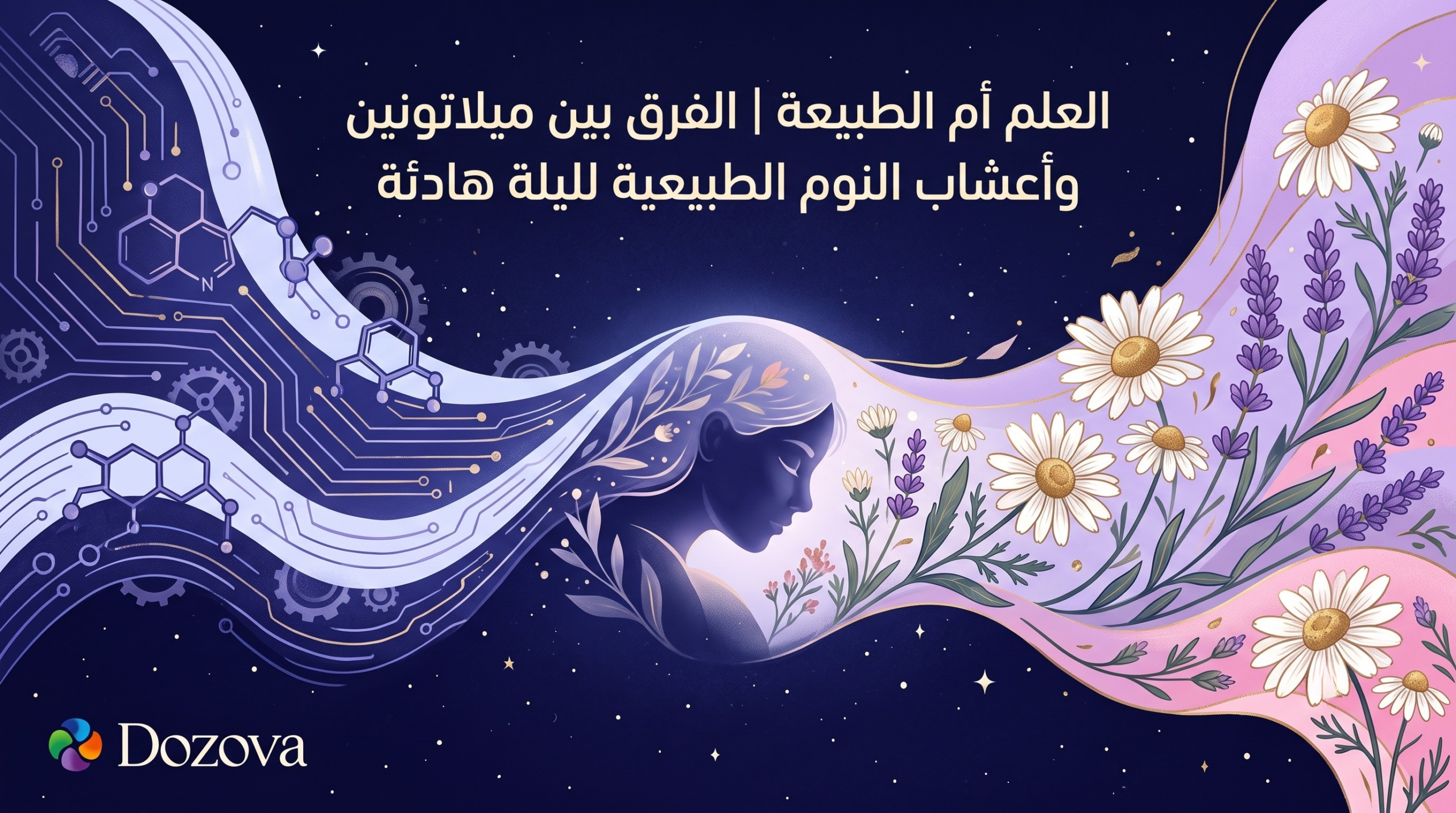 العلم أم الطبيعة الفرق بين ميلاتونين وأعشاب النوم الطبيعية لليلة هادئة